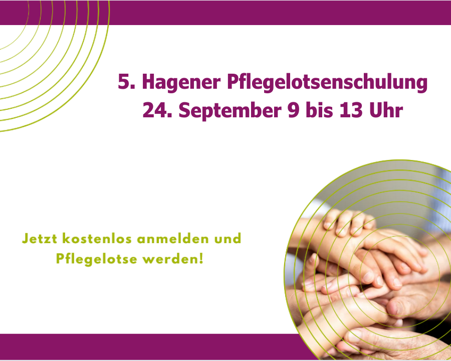 Werbebild Pflegelotsenschulung 24. September 2025
